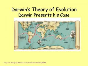 Darwins Theory of Evolution Darwin Presents his Case