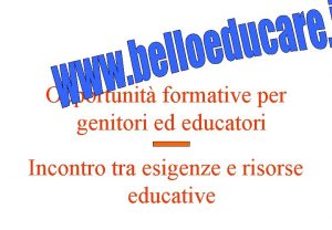 Opportunit formative per genitori ed educatori Incontro tra