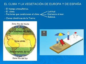 EL CLIMA Y LA VEGETACIN DE EUROPA Y