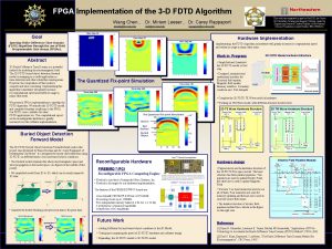 FPGA Implementation of the 3 D FDTD Algorithm