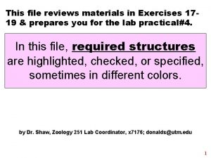 This file reviews materials in Exercises 1719 prepares