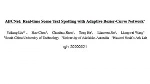 rgh 20200321 Framework a singleshot anchorfree convolutional neural