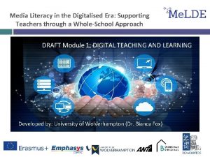 Media Literacy in the Digitalised Era Supporting Teachers