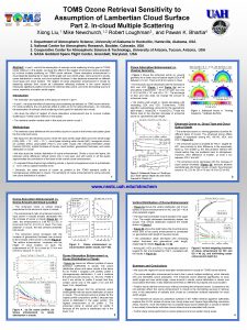 TOMS Ozone Retrieval Sensitivity to Assumption of Lambertian