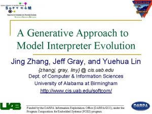A Generative Approach to Model Interpreter Evolution Jing