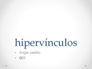 hipervnculos Angie castillo 901 Introduccin al examen icfes