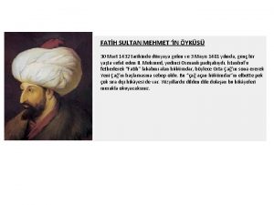 FATH SULTAN MEHMET N YKS 30 Mart 1432