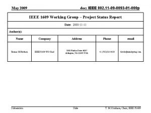 doc IEEE 802 11 09 0093 01 000