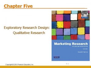 Chapter Five Exploratory Research Design Qualitative Research Copyright