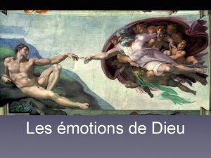 Les motions de Dieu Questions Dieu aime mais