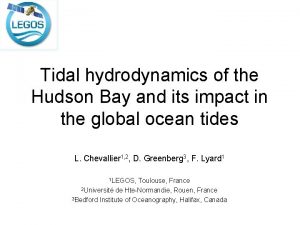Tidal hydrodynamics of the Hudson Bay and its