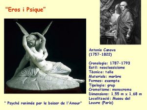 Eros i Psique Antonio Canova 1757 1822 Psych
