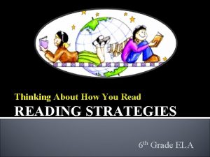 Thinking About How You Read READING STRATEGIES 6