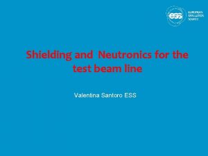 Shielding and Neutronics for the test beam line