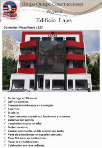 Grupo Quispe Construcciones Proyecto Edificio Lajas Domicilio Magallanes