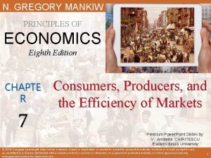 N GREGORY MANKIW PRINCIPLES OF ECONOMICS Eighth Edition