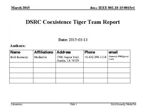 March 2015 doc IEEE 802 18 150015 r