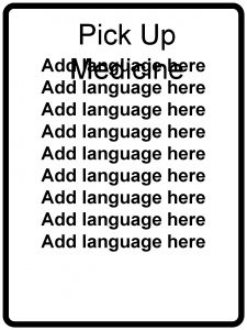 Pick Up Add Medicine language here Add language