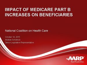 IMPACT OF MEDICARE PART B INCREASES ON BENEFICIARIES