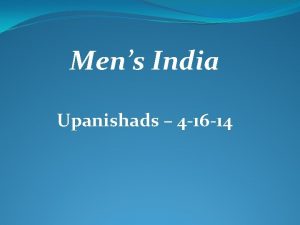 Mens India Upanishads 4 16 14 Juan Mascaro