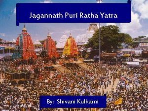 Jagannath Puri Ratha Yatra By Shivani Kulkarni The