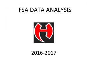 FSA DATA ANALYSIS 2016 2017 District FSA ELA