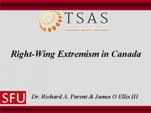 RightWing Extremism in Canada Dr Richard A Parent
