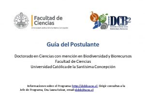 Gua del Postulante Doctorado en Ciencias con mencin