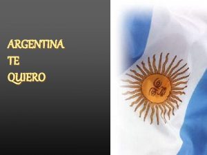 ARGENTINA TE QUIERO No tendremos las cataratas del