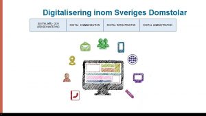 Digitalisering inom Sveriges Domstolar DIGITAL ML OCH RENDEHANTERING