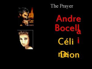 The Prayer Andre Bocella Cli i ne Dion