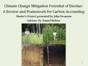 Climate Change Mitigation Potential of Biochar A Review
