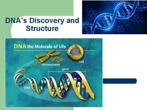 DNAs Discovery and Structure Scientists that determined DNAs