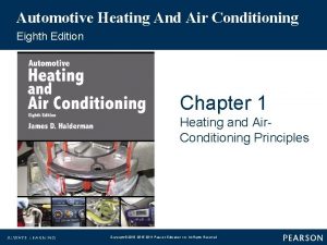 Automotive Heating And Air Conditioning Eighth Edition Chapter