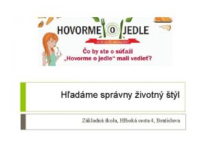 Hadme sprvny ivotn tl Zkladn kola Hlbok cesta