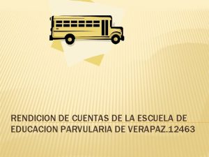 RENDICION DE CUENTAS DE LA ESCUELA DE EDUCACION