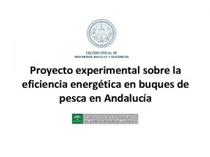 Proyecto experimental sobre la eficiencia energtica en buques