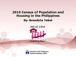 2010 Census of Population and Housing in the