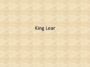 King Lear quarto 1608 Folio 1623 one of