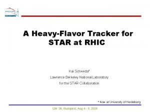 A HeavyFlavor Tracker for STAR at RHIC Kai