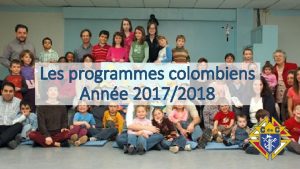 Les programmes colombiens Anne 20172018 Les programmes instruments