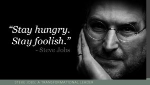 Steve Jobs STEVE JOBS A TRANSFORMATIONAL LEADER I