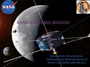 NASAS ARTEMIS MISSION Acceleration Reconnection Turbulence and Electrodynamics