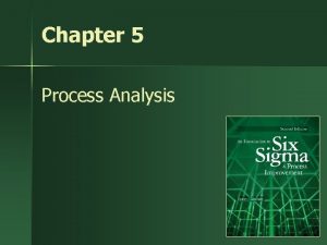 Chapter 5 Process Analysis 1 Analysis n Analysis