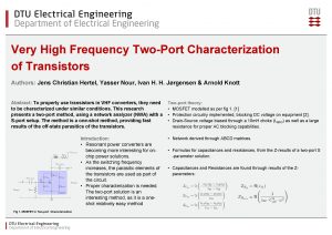 Very High Frequency TwoPort Characterization of Transistors Authors