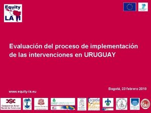 Evaluacin del proceso de implementacin de las intervenciones