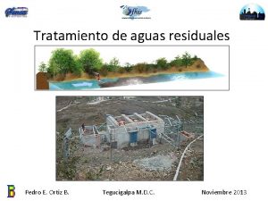 Tratamiento de aguas residuales Pedro E Ortiz B