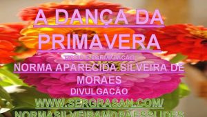 A DANA DA PRIMAVERA TEXTO E FORMATAO NORMA