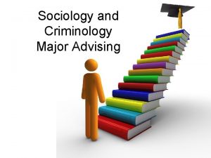 Sociology and Criminology Major Advising Criminology Curriculum Overview