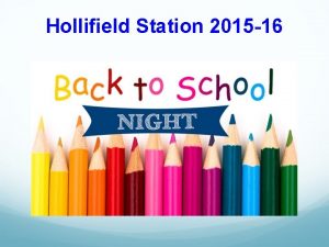 Hollifield Station 2015 16 Follow HSES PTA Facebook